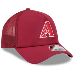 Arizona Diamondbacks 2026 Batting Practice Apex 9FORTY Adjustable Trucker Hat - Dark Red | New Era