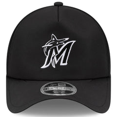 Miami Marlins 2026 Batting Practice Apex 9FORTY Adjustable Trucker Hat - Black | New Era