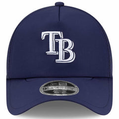 Tampa Bay Rays 2026 Batting Practice Apex 9FORTY Adjustable Trucker Hat - Navy | New Era