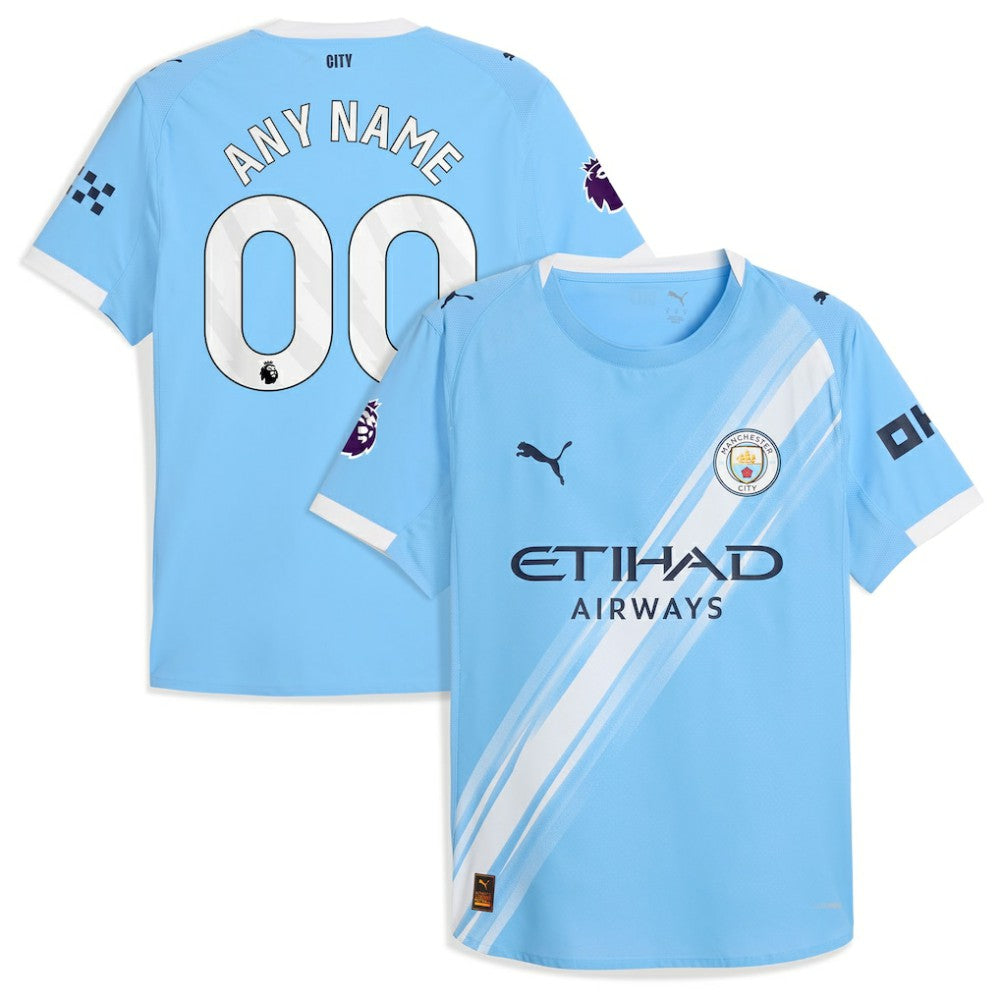 Manchester City 2025/26 Home Custom Jersey / Soccer Sale