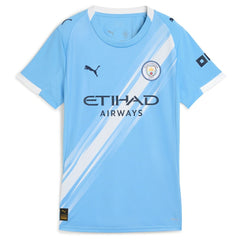 Manchester City Women's 2025/26 Home Replica Custom Jersey / Soccer New