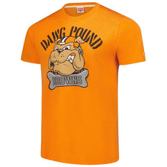 NFL Cleveland Browns Homage Unisex Tri-Blend Dawg Pound XL Bone Collar T-Shirt