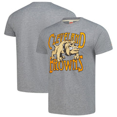 NFL Cleveland Browns Homage Unisex Tri-Blend Dawg Pound XL Bone Collar T-Shirt