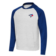 Toronto Blue Jays Antigua Urgent Pullover Hoodie - Royal/Gray