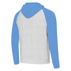 Tampa Bay Rays Antigua Urgent Pullover Hoodie - Powder Blue/Gray
