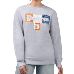 San Diego Padres Starter Women's Team Color Shading Fleece Pullover Sweatshirt - Gray