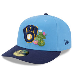 Milwaukee Brewers 2026 Spring Training 59FIFTY Fitted Hat - Light Blue/Navy | New Era