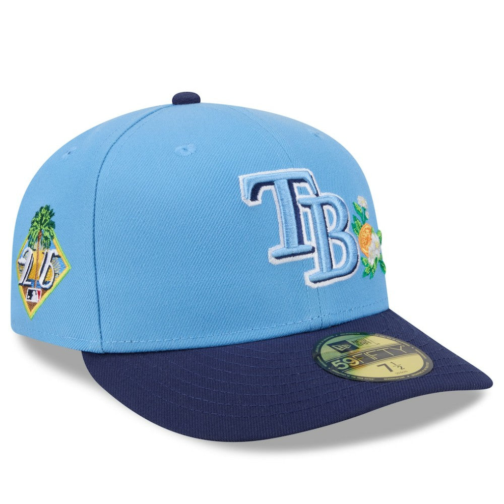 Tampa Bay Rays 2026 Spring Training 59FIFTY Fitted Hat - Light Blue/Navy | New Era