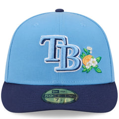 Tampa Bay Rays 2026 Spring Training 59FIFTY Fitted Hat - Light Blue/Navy | New Era