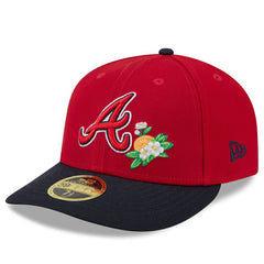 Atlanta Braves 2026 Spring Training Low Profile 59FIFTY Fitted Hat - Red/Navy | New Era