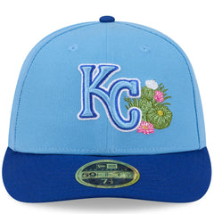 Kansas City Royals 2026 Spring Training Low Profile 59FIFTY Fitted Hat - Light Blue/Royal | New Era