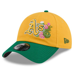 Athletics 2026 Spring Training Casual Classic Adjustable Hat - Gold/Green | New Era