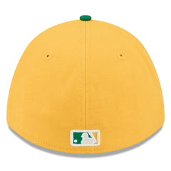 Athletics 2026 Spring Training M-Crown 39THIRTY Flex Hat - Gold/Green | New Era