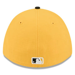 Pittsburgh Pirates 2026 Spring Training M-Crown 39THIRTY Flex Hat - Gold/Black | New Era
