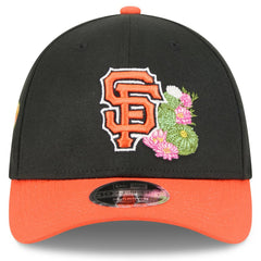 San Francisco Giants 2026 Spring Training M-Crown 39THIRTY Flex Hat - Black/Orange | New Era