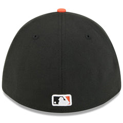 San Francisco Giants 2026 Spring Training M-Crown 39THIRTY Flex Hat - Black/Orange | New Era