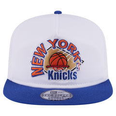 New York Knicks Hardwood Two-Tone Golfer Adjustable Hat - White/Blue | New Era discount