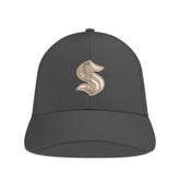 Seattle Kraken Levelwear Ascend Copper Insignia Vented Adjustable Hat