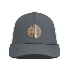 Edmonton Oilers Levelwear Signal Copper Insignia Trucker Adjustable Hat