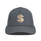 Seattle Kraken Levelwear Signal Copper Insignia Trucker Adjustable Hat