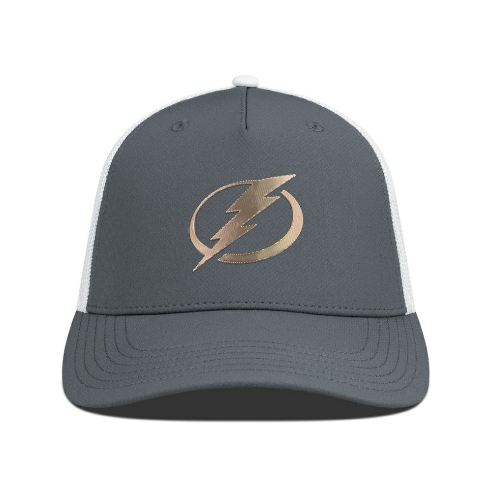 Tampa Bay Lightning Levelwear Signal Copper Insignia Trucker Adjustable Hat