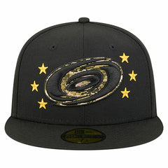 Carolina Hurricanes New Era Military Appreciation Digital Camo Stars 59FIFTY Fitted Hat
