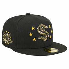 Seattle Kraken New Era Military Appreciation Digital Camo Stars 59FIFTY Fitted Hat