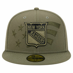 New York Rangers New Era Military Appreciation Flag 59FIFTY Fitted Hat