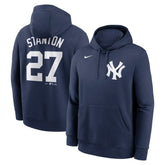 Giancarlo Stanton New York Yankees Player Name & Number Club Fleece Pullover Hoodie - Navy | Nike
