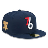 Philadelphia 76ers 2025/26 City Edition Alternate 59FIFTY Fitted Hat - Navy | New Era cheap