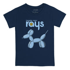 Tampa Bay Rays Tiny Turnip Youth Balloon Dog T-Shirt - Navy