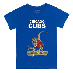 Chicago Cubs Tiny Turnip Youth Velociraptor T-Shirt - Royal