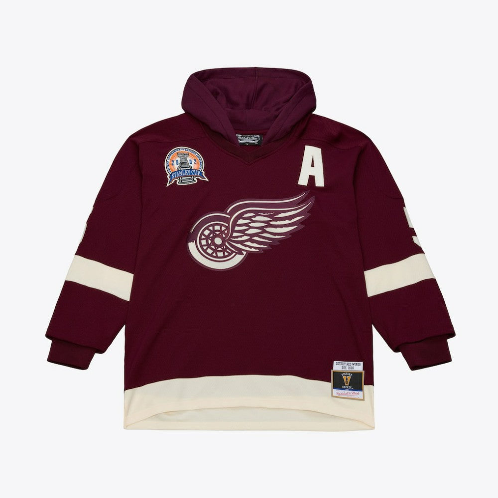 Detroit Red Wings Mitchell & Ness x Just Don Jersey Hoodie