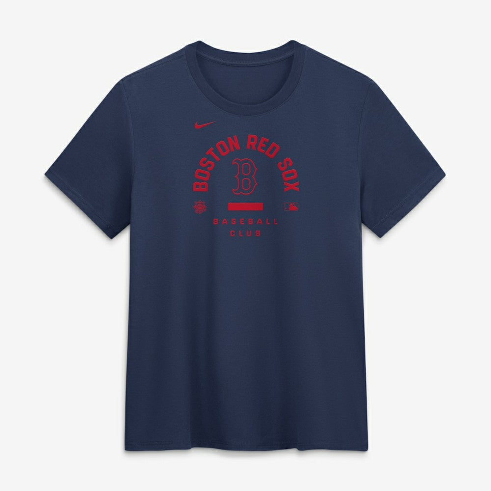 Boston Red Sox Women's Authentic Collection Early Work Tri-Blend Dri-FIT T-Shirt - Navy | Nike