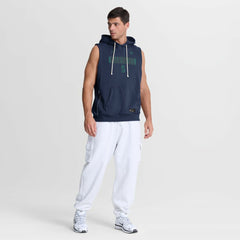 Seattle Mariners Authentic Collection Standard Issue Dri-FIT Sleeveless Hoodie - Navy | Nike