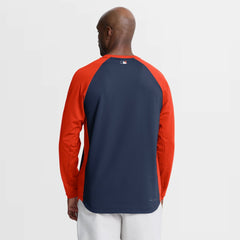 Houston Astros Authentic Collection Raglan Dri-FIT Sweatshirt - Navy | Nike