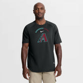 Arizona Diamondbacks Authentic Collection Batting Practice Pre-Game Raglan Dri-FIT Top - Black | Nike