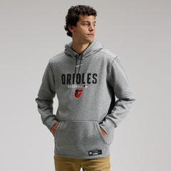 Baltimore Orioles Authentic Collection Therma-FIT Hoodie - Heather Charcoal | Nike