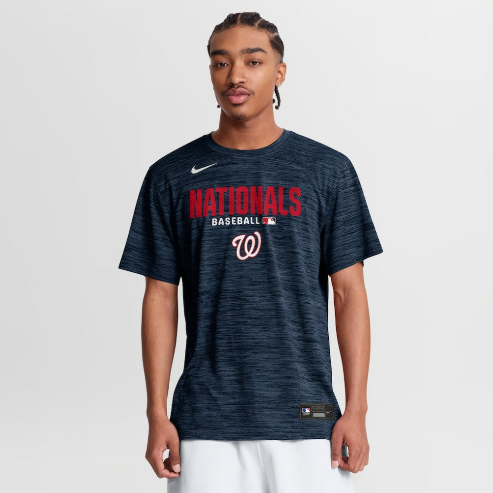 Washington Nationals Authentic Collection Velocity Dri-FIT T-Shirt - Navy | Nike