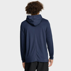 Tampa Bay Rays Authentic Collection Dri-FIT Long Sleeve Hooded T-Shirt - Navy | Nike