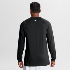 Los Angeles Dodgers Authentic Collection Game Time Raglan Long Sleeve T-Shirt - Black | Nike
