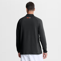 Baltimore Orioles Authentic Collection Dri-FIT Raglan Half-Zip Pullover - Black | Nike