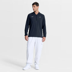 Atlanta Braves Authentic Collection Dri-FIT Raglan Half-Zip Pullover - Navy | Nike