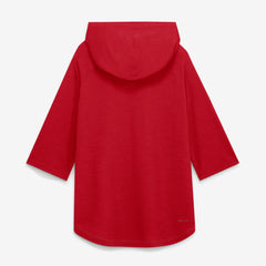 Los Angeles Angels Authentic Collection Flux Dri-FIT Raglan 3/4-Sleeve Hooded T-Shirt - Gray | Nike