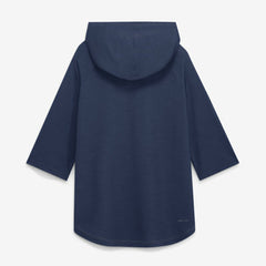 Tampa Bay Rays Authentic Collection Flux Dri-FIT Raglan 3/4-Sleeve Hooded T-Shirt - Gray | Nike