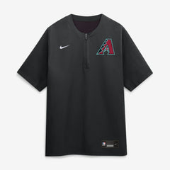 Arizona Diamondbacks Authentic Collection Dri-FIT Quarter-Zip Windshirt - Black | Nike