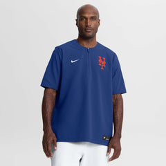 New York Mets Authentic Collection Dri-FIT Quarter-Zip Windshirt - Royal | Nike