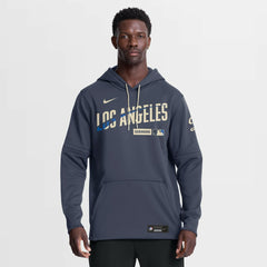 Los Angeles Dodgers Authentic Collection City Connect Therma-FIT Hoodie - Navy | Nike