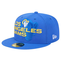NFL Los Angeles Rams Overlap Wordmark 59FIFTY Fitted Hat