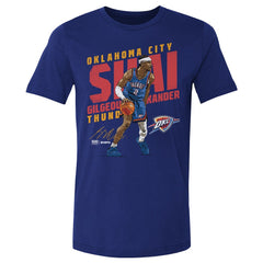 Shai Gilgeous-Alexander Oklahoma City Thunder 500 Level Slant T-Shirt - Blue online
